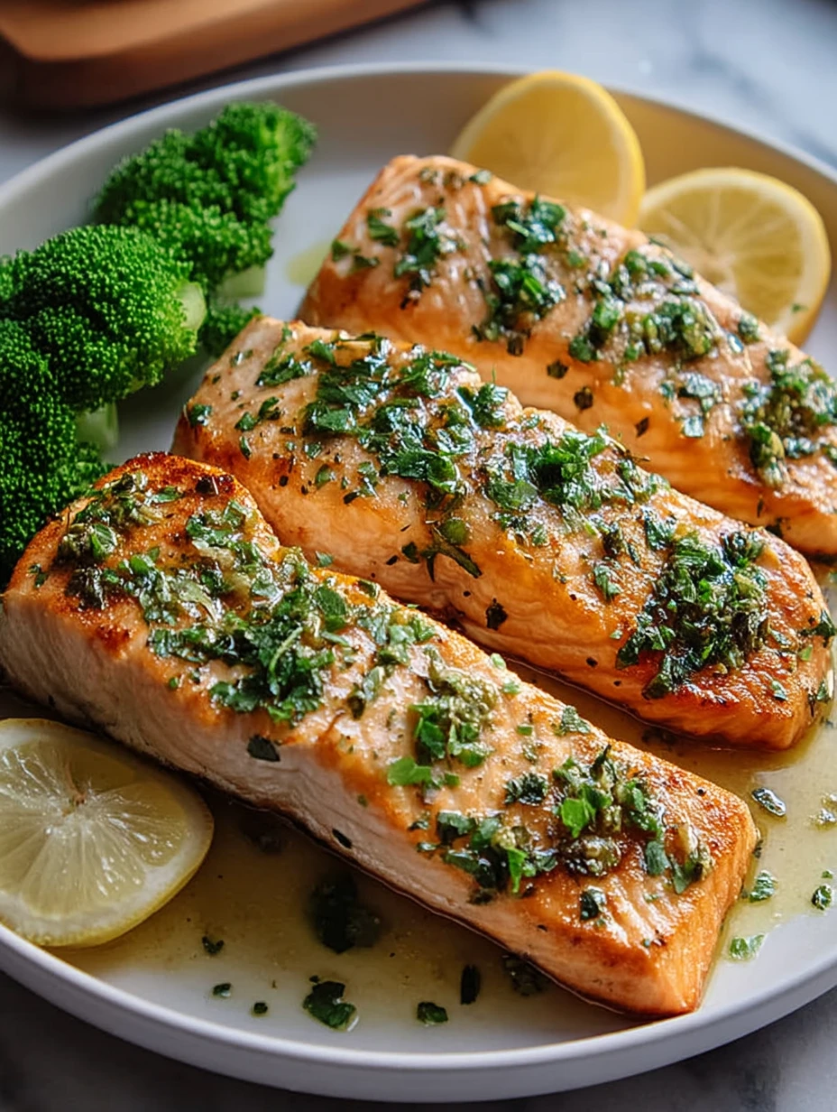Easy Garlic Butter Baked Salmon