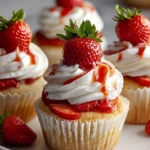 Irresistible Strawberry Shortcake Cupcakes