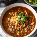 Slow Cooker Chicken Tortilla Soup