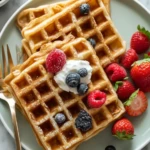 Protein-Packed Gluten-Free Cottage Cheese Waffles