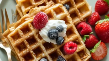 Protein-Packed Gluten-Free Cottage Cheese Waffles