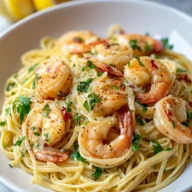Creamy Garlic Shrimp Pasta