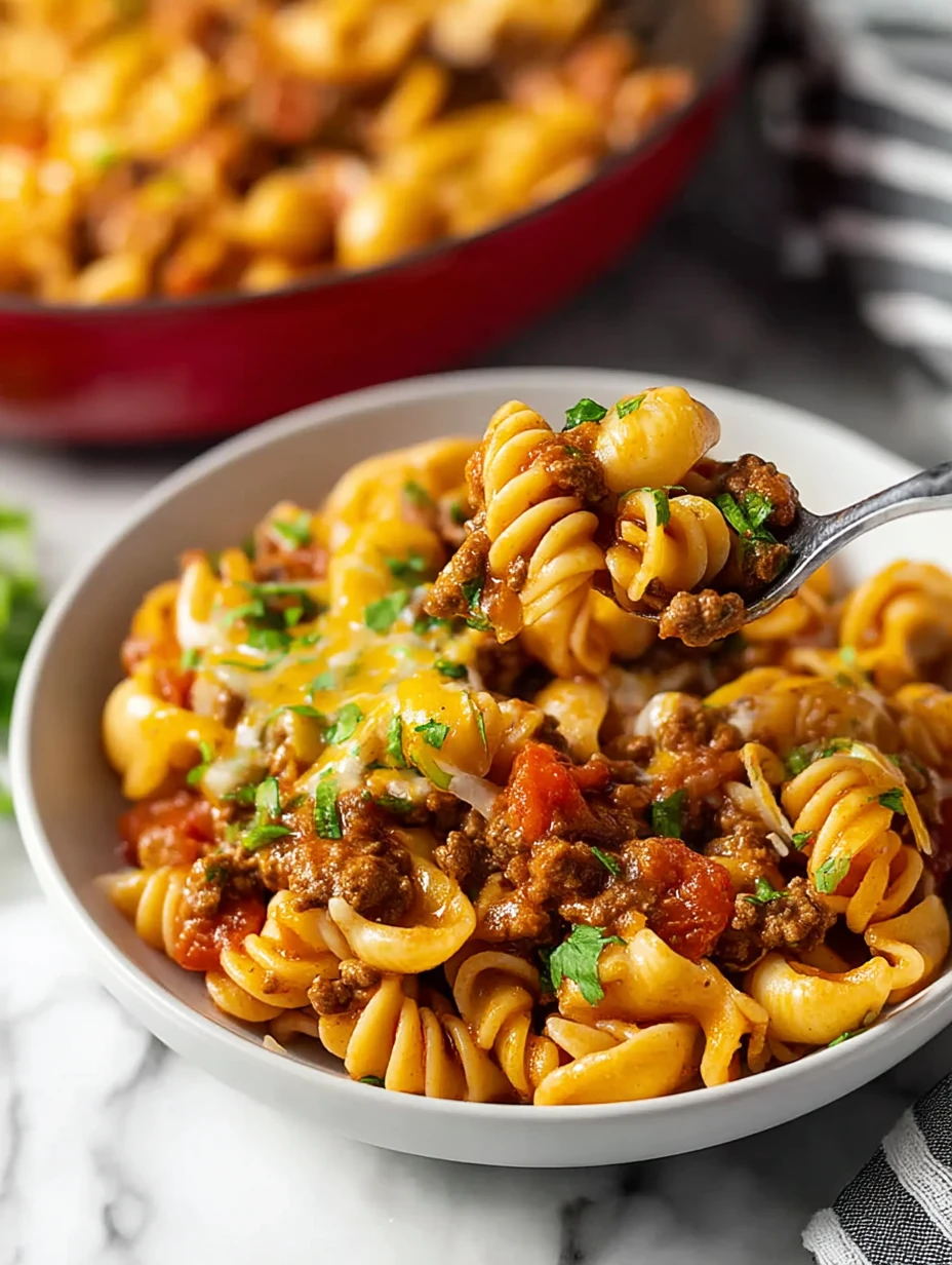 Classic One Pot Taco Pasta