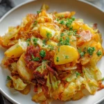 Nostalgic Fried Cabbage and Potatoes