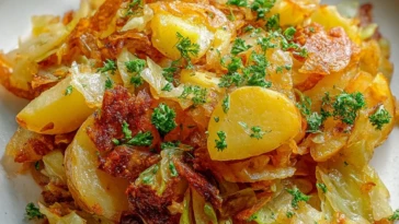Nostalgic Fried Cabbage and Potatoes