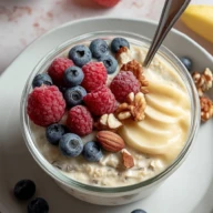 10 Minute Overnight Oats With Milk Powder