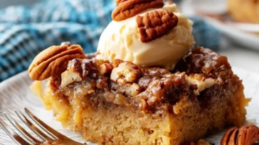 Easy Pecan Pie Dump Cake