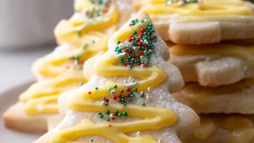 Christmas Lemon Tree Cookies