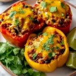 Best Mexican Ground Turkey Stuffed Peppers