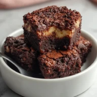 High Protein Cottage Cheese Microwave Brownies