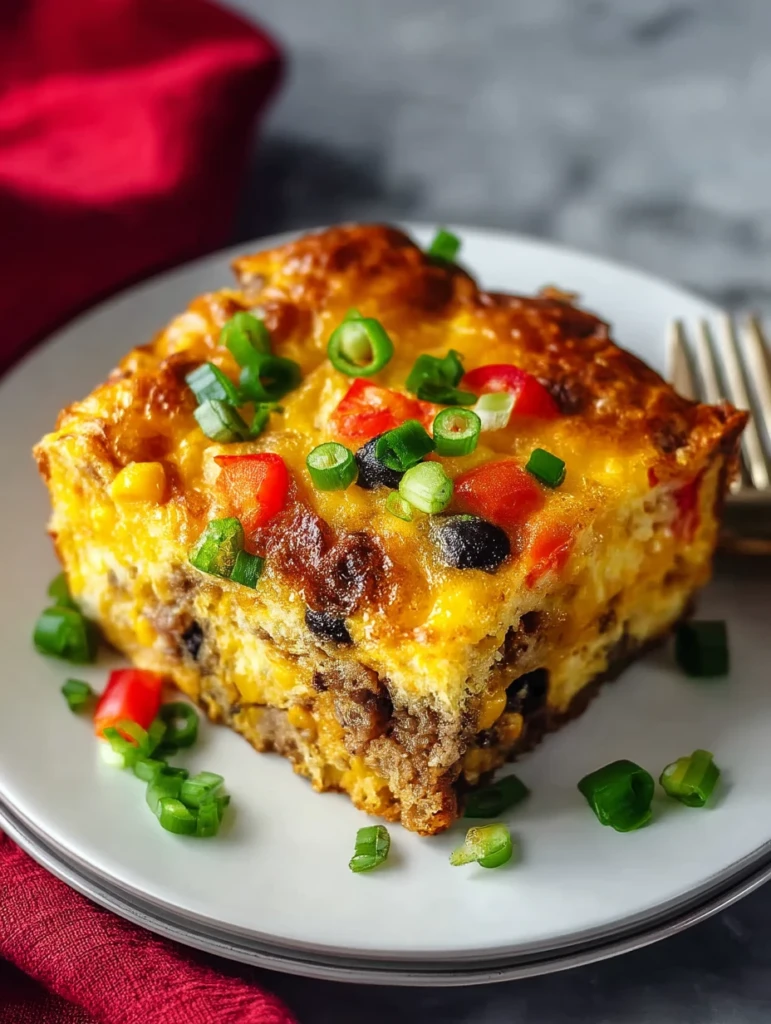 Homemade Southwest Breakfast Casserole