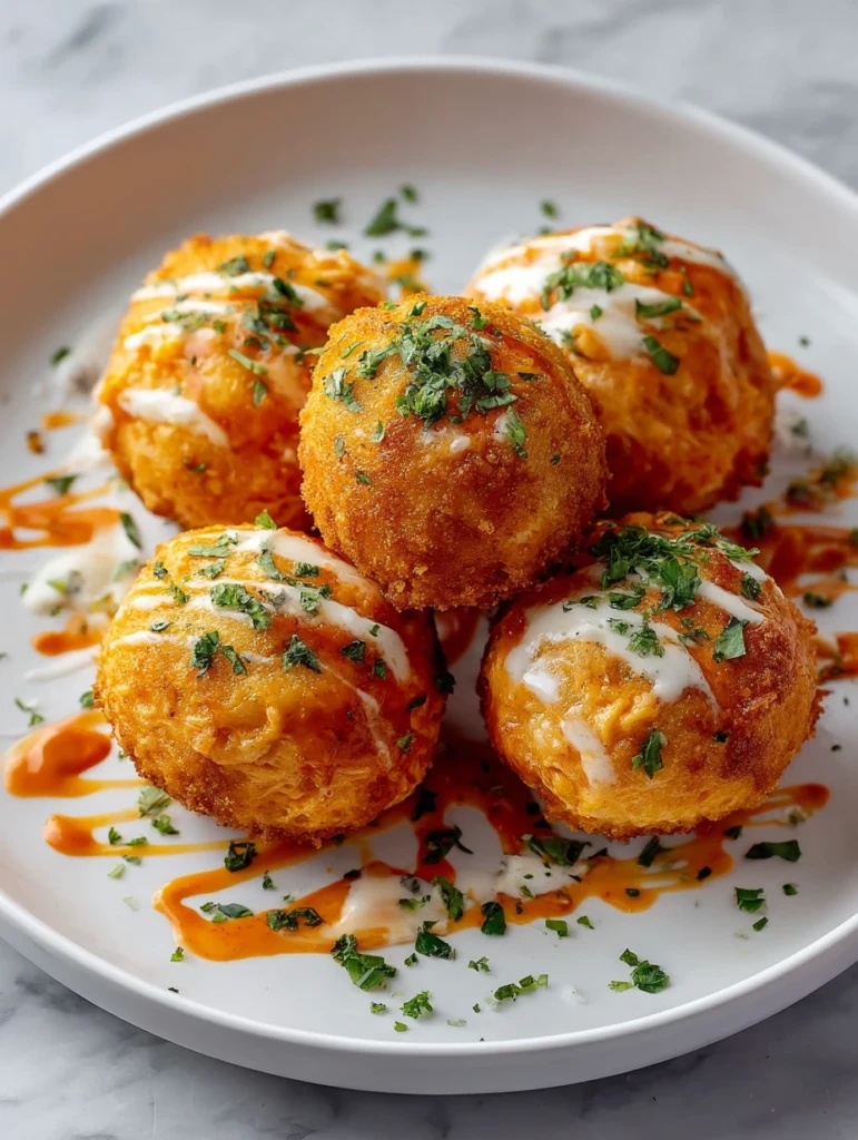 Easy Buffalo Chicken Bombs