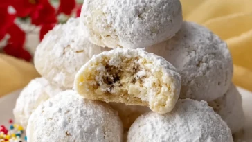 Melt-In-Your-Mouth Cream Cheese Snowball Cookies