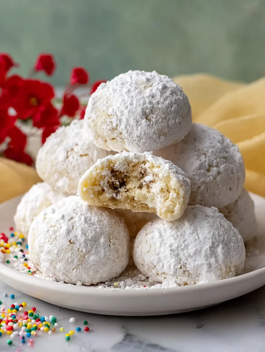 Melt-In-Your-Mouth Cream Cheese Snowball Cookies