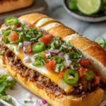 Mexican Chopped Cheese Sandwich