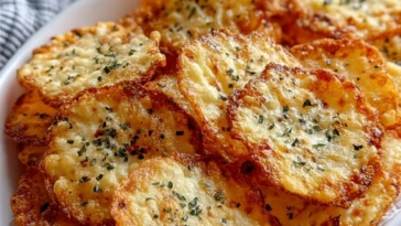 Baked Cottage Cheese Chips