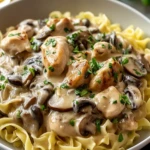 Creamy Chicken Stroganoff