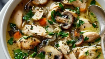 Rotisserie Chicken Mushroom Soup