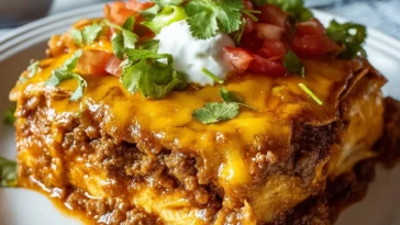 Beef Enchilada Casserole