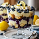 Easy Lemon Blueberry Cheesecake Trifle
