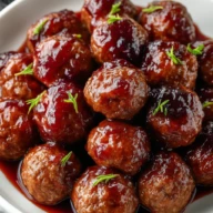 Grape Jelly Meatballs