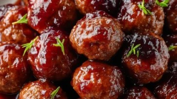 Grape Jelly Meatballs