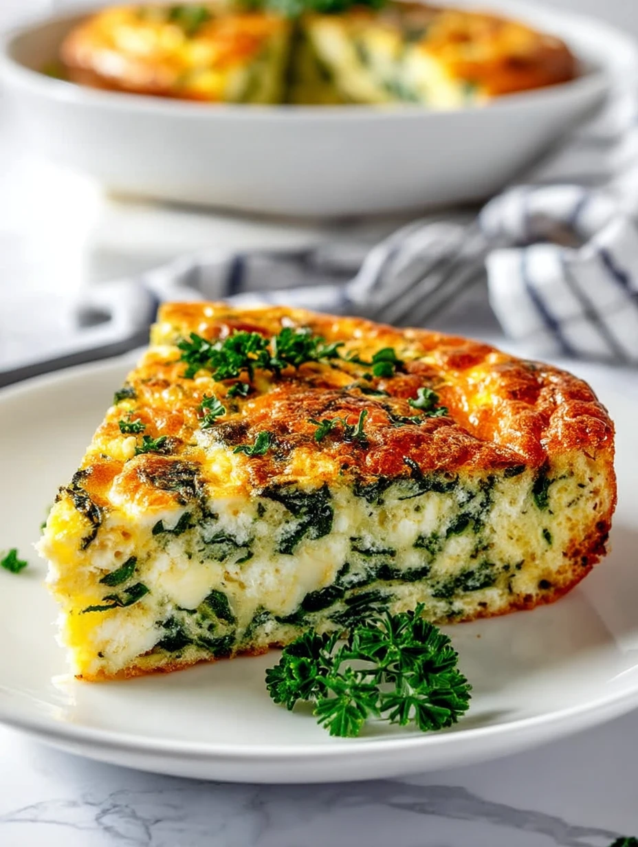 Easy Spinach and Cottage Cheese Breakfast Casserole