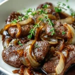Caramelized Onion Beef Liver