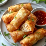 Crab Rangoon Egg Rolls