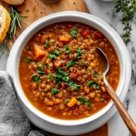 Easy Homemade Lentil Soup
