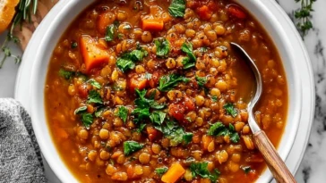 Easy Homemade Lentil Soup