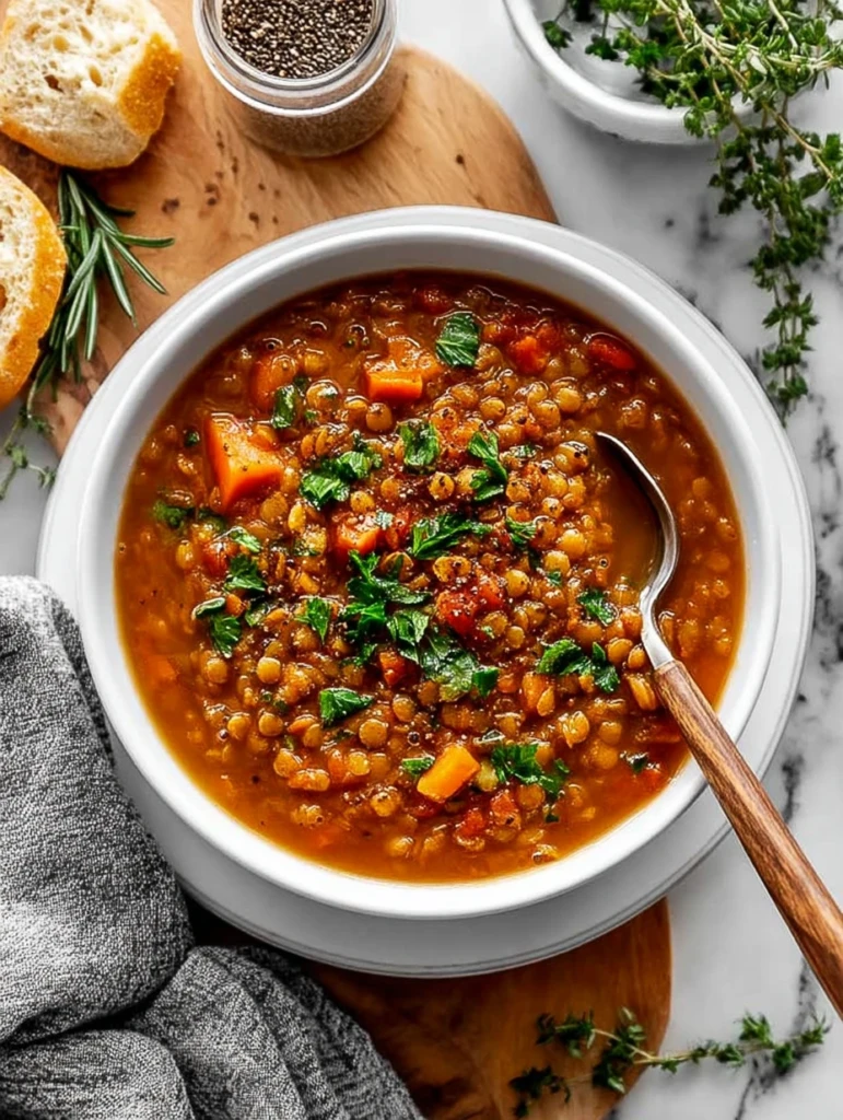 Easy Homemade Lentil Soup