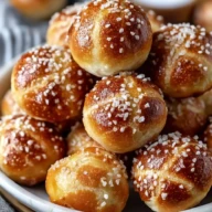 Easy Soft Pretzel Bites