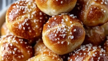 Easy Soft Pretzel Bites