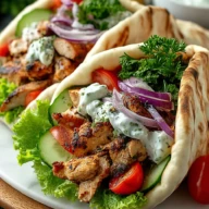 Irresistible Greek Chicken Gyros