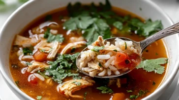 Mexican Chicken Rice Soup