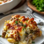 Philly Cheesesteak Casserole