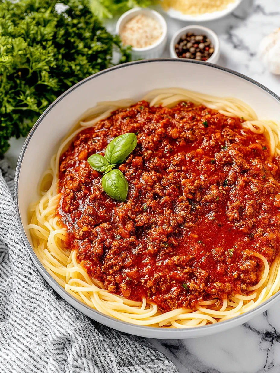 The BEST Bolognese Sauce