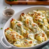 Best Baked Chicken Alfredo Stuffed Shells