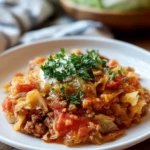 Crockpot Cabbage Roll Casserole