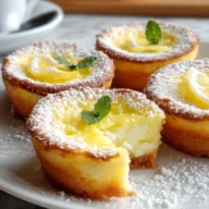 Mini Baby Lemon Impossible Pies