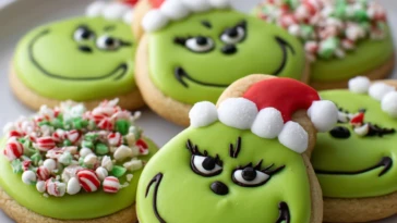 Grinch Cookies Decorated