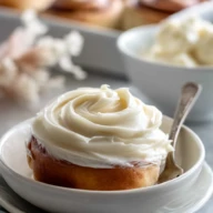Cream Cheese Frosting for Cinnamon Rolls