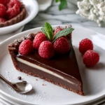 Elegant Chocolate Raspberry Tart with Ganache