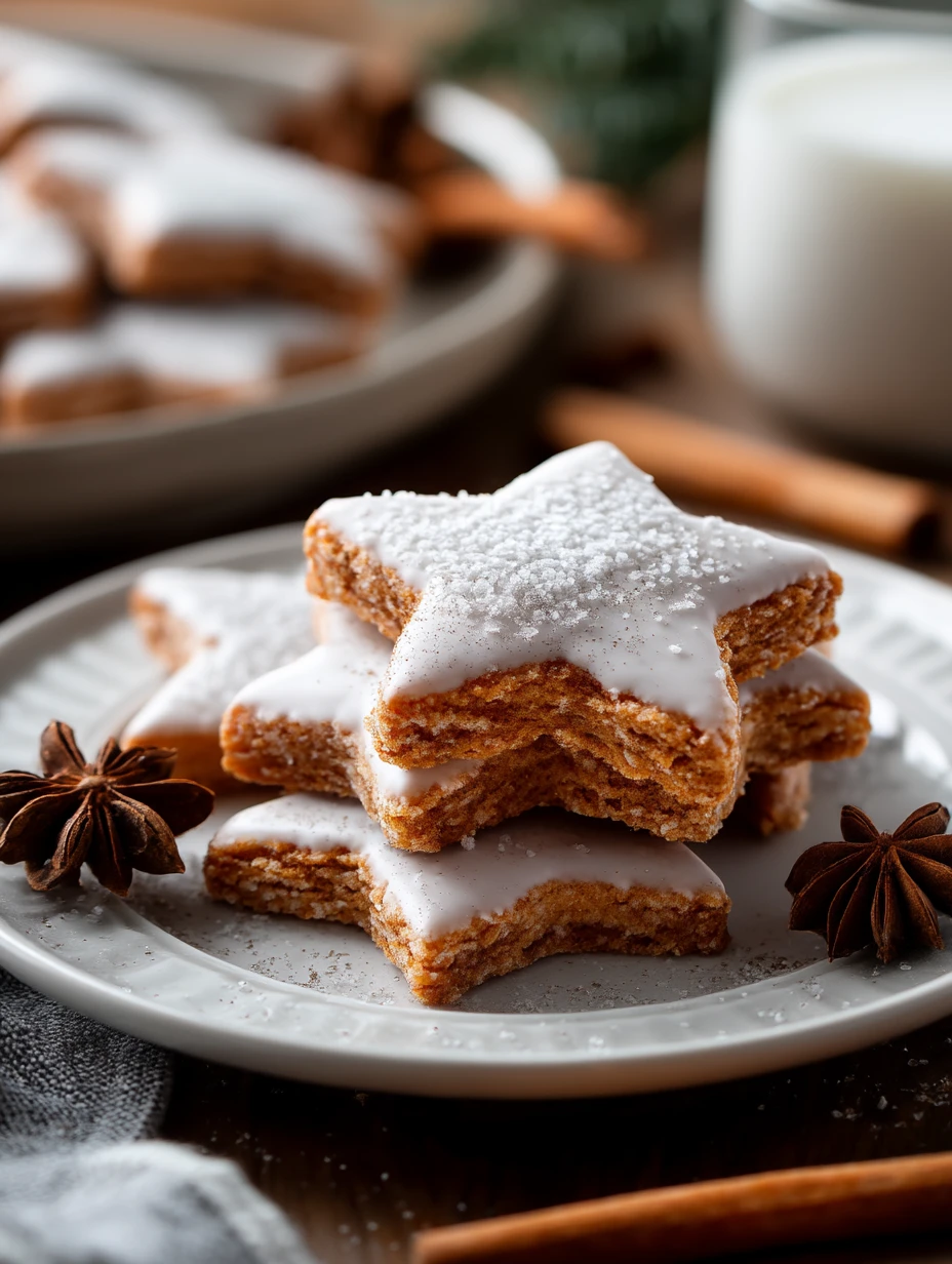 German Cinnamon Stars Cookies