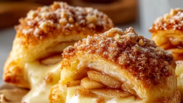 Cheesecake Stuffed Apple Pies