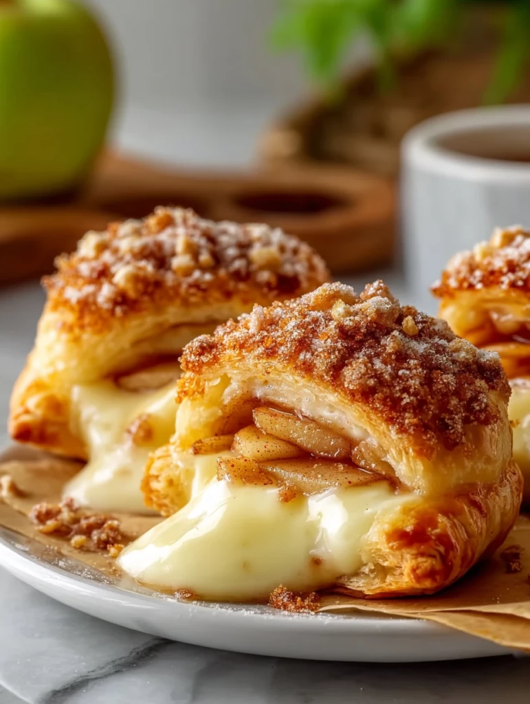 Cheesecake Stuffed Apple Pies