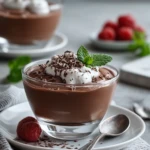 High Protein Chocolate Mousse with Cottage Cheese