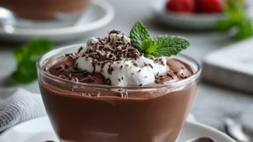 High Protein Chocolate Mousse with Cottage Cheese