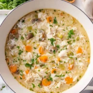 Creamy Chicken & Rice Soup